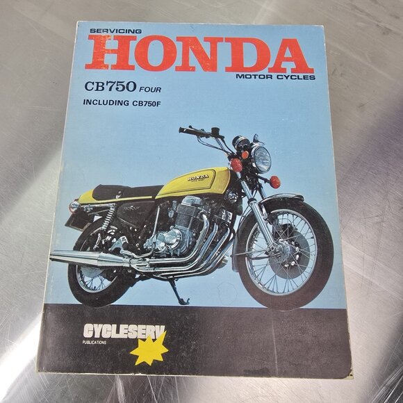 Honda CB750 motorcycle  service manual (book) by Cycleserv, Australia, 1973 - Picture 1 of 4